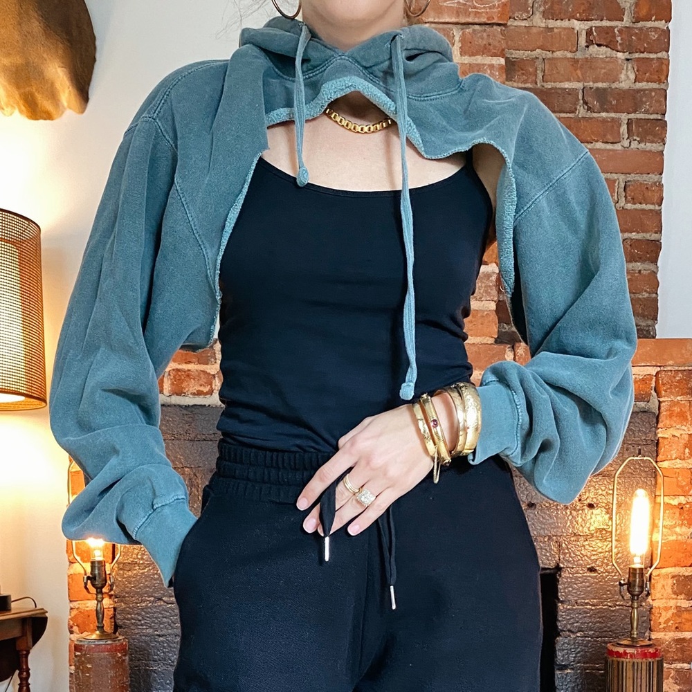 Custom hoodie crop